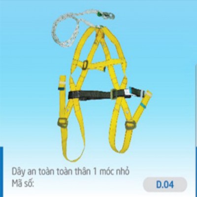 B-Dây an toàn toàn thân 1 móc nhỏ D.04